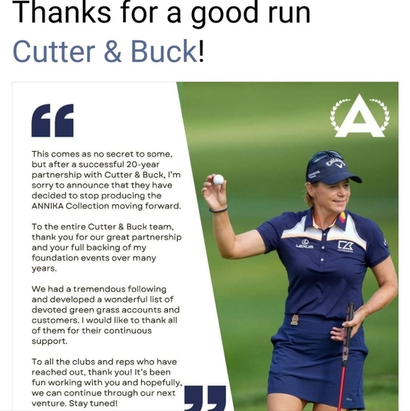 ANNIKA CUTTER & BUCK Asymmetric Wrap Around Golf Skirt NWOT - Picture 16 of 16